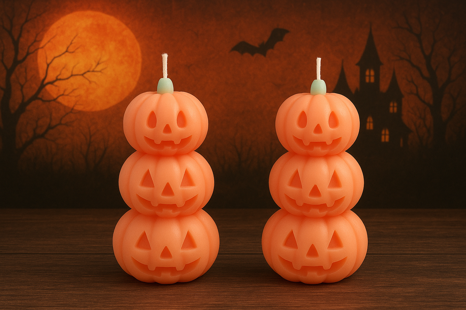 Хелоуинска свещ с призрачен уют